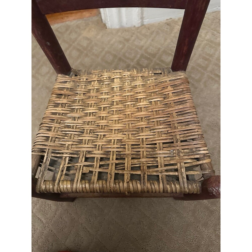 Child’s Vintage chair with cane seat
